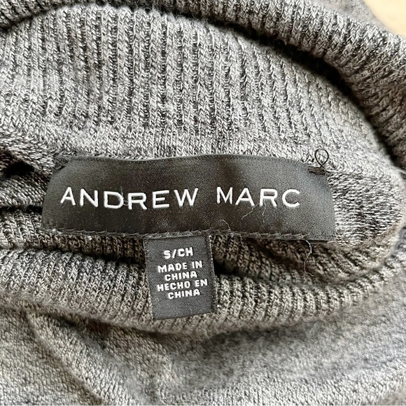 Andrew Marc Turtleneck Sweater in Heather Gray, Size Small - Picture 4 of 8
